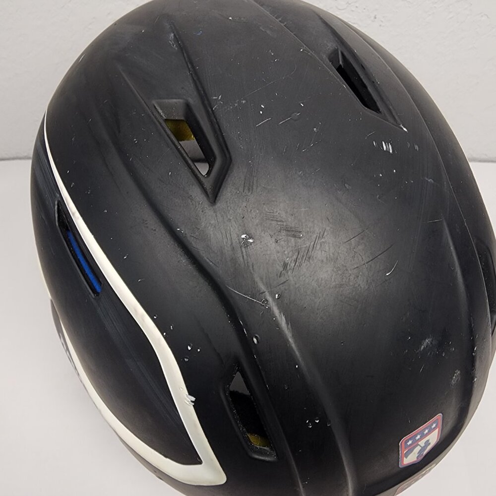 Rawlings Baseball Helmet MACH-JR Black and White Accents Size 6 3/8-7 1/2 Padded - Picture 8 of 12